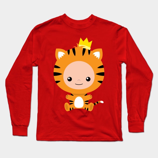 Tiger King Long Sleeve T-Shirt by LAckas